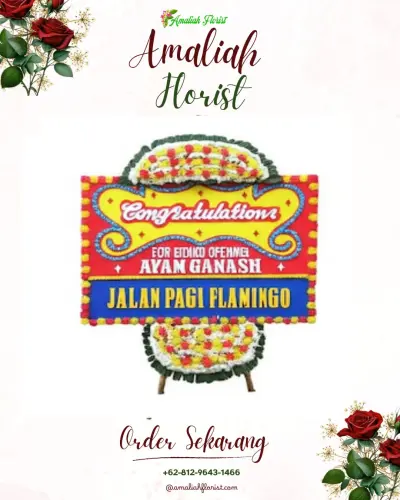 Bunga Papan Congratulation di Thamrin Nine Ballroom